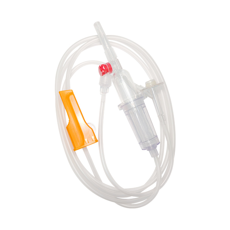 Conjunto de transfusión de sangre de doble cámara